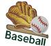 Baseball embroidery design