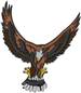 Flying Eagle embroidery design