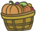 Pumpkin Basket embroidery design