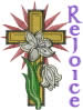 Cross Rejoice embroidery design