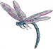 Dragon Fly embroidery design