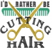 Cutting Hair embroidery design