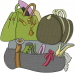 Luggage Bags embroidery design