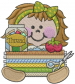 Seamstress embroidery design