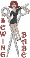 Sewing Babe embroidery design
