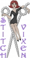 Stitch Vixen embroidery design