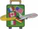 Travel Holiday embroidery design