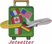 Jetsetter embroidery design