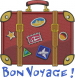 Suitcase Voyage embroidery design