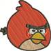 Angry Bird embroidery design
