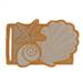 Seashells Travel Tag embroidery design