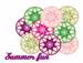 Summer Fun Kaleidoscope embroidery design