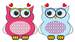 Valentine Owls embroidery design