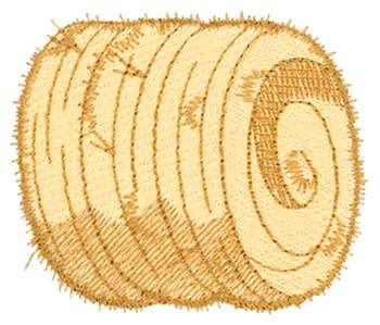 Scenes Embroidery Design: Round Hay Bale from Dakota Collectibles