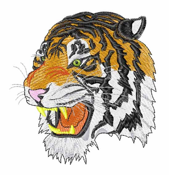 Animals Embroidery Design Tiger from Embroidery Patterns