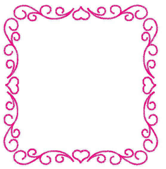 Embellishments Embroidery Design Heart Frame from Embroidery Patterns