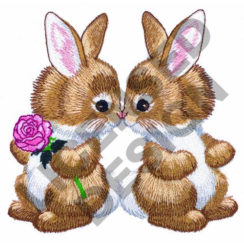 Animals embroidery design bunny love from great notions Animals embroidery design bunny love from great notions