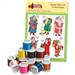 Santa Claus III with 18 Spools of Madeira Thread embroidery supplies