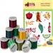 Spicy Kitchen with Madeira 18-Spool Thread Kit embroidery supplies