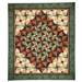 Earthen Shadows Kaleidoscope Quilt Top Kit embroidery supplies