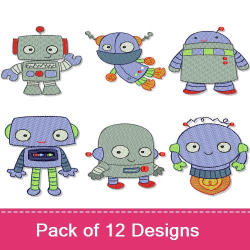 free embroidery robot pes designs