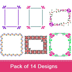 free embroidered downloadable page borders for word