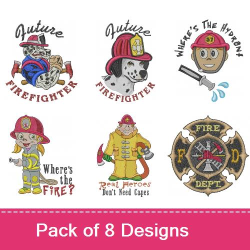 Fire Department Designs Embroidery Designs | AnnTheGran.com