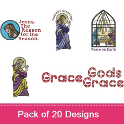 Religious christmas embroidery designs  annthegran