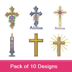 crosses pes embroidery designs
