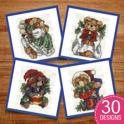 Bundle Of Bears Collection Embroidery Designs 