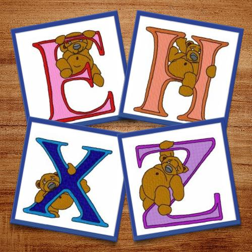 bear font Embroidery Designs | AnnTheGran