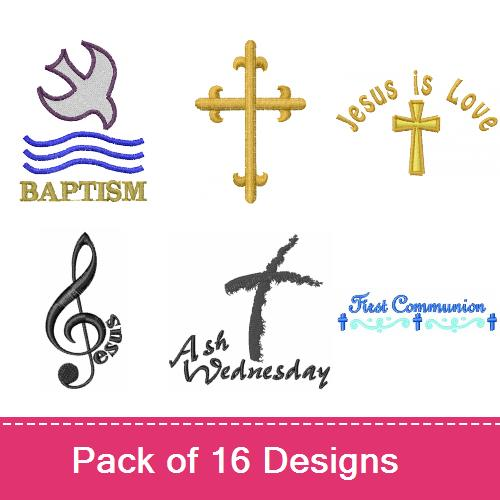 Christian Love & Faith Embroidery Designs | AnnTheGran