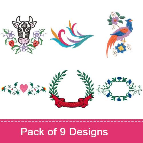 Scroll Embroidery Designs | AnnTheGran