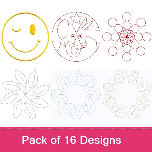 Circular Outlines Embroidery Designs AnnTheGran