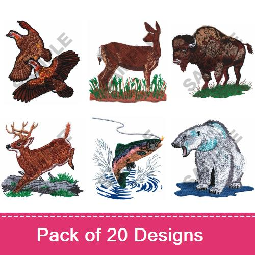 Wildlife Embroidery Designs AnnTheGran