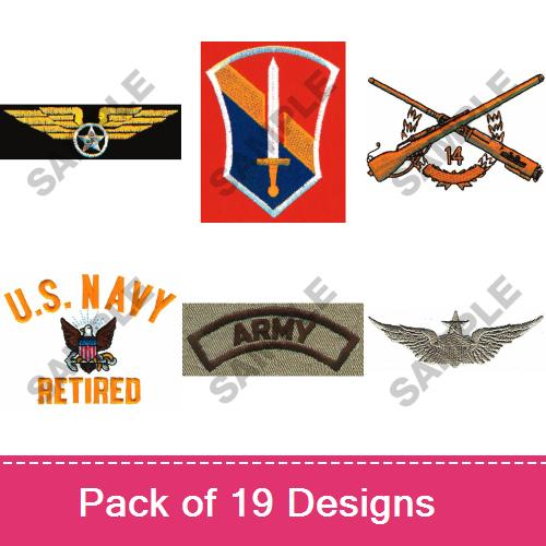 Military Insignias Embroidery Designs AnnTheGran