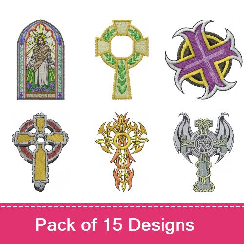 Religious Symbols Embroidery Designs AnnTheGran