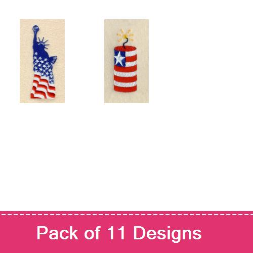 Patriotic Symbols Embroidery Designs | AnnTheGran