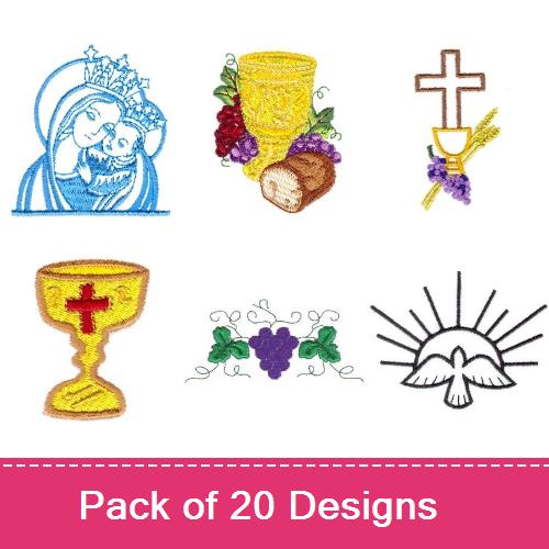 free religious embroidery designs pes