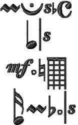 music symbol font microsoft word 2016