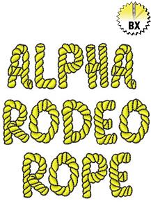 Alpha Rope Embrilliance Embroidery Font | AnnTheGran.com