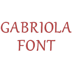 Gabriola bold font