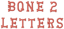 Bones Letters Embroidery Font | AnnTheGran.com