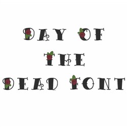 Day Of The Dead Font Embroidery Font | AnnTheGran.com