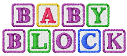 Baby Block Embroidery Font | AnnTheGran.com