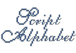 Script Alphabet Embroidery Font Annthegran