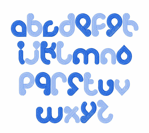 water droplet font