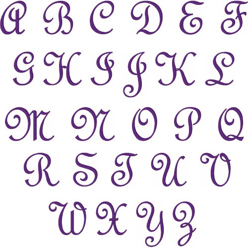 Fancy Lettering Fonts | New Calendar Template Site
