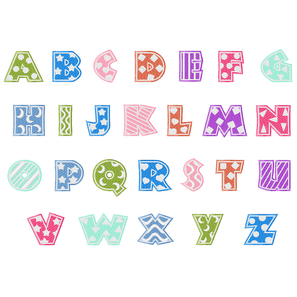 Pastel Baby Embroidery Font | AnnTheGran