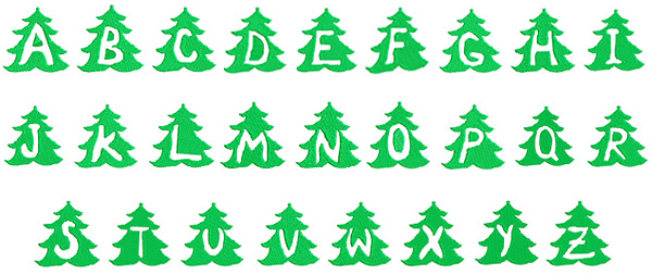 monogram christmas tree embroidery font annthegran monogram christmas tree embroidery font annthegran